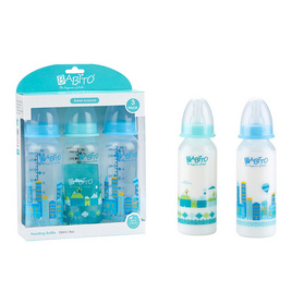BABITO ขวดนม BPA-Free ขนาด 8oz แพ็ค 3 คละสี - Babito, อุปกรณ์เครื่องใช้ในห้องน้ำ