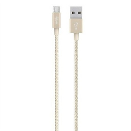 Belkin Cable Metallic Micro-USB Sync and Charge Braided Cable 1.2 M  - Belkin, อุปกรณ์/ผลิตภัณฑ์ดูแลช่องปาก