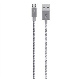 Belkin Cable Metallic Micro-USB Sync and Charge Braided Cable 1.2 M  - Belkin, Gadgets and Electronics