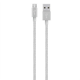 Belkin Cable Metallic Micro-USB Sync and Charge Braided Cable 1.2 M  - Belkin, ที่นอนเด็ก/เฟอร์นิเจอร์ และอุปกรณ์สำหรับห้องนอนเด็ก