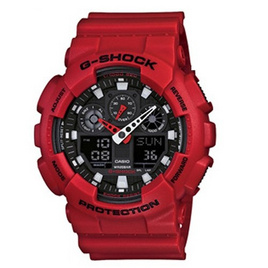 CASIO G-SHOCK นาฬิกาข้อมือ Analog-Digital ร่น GA-100B-4ADR - G-Shock, G-Shock