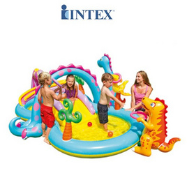 Intex สวนน้ำเป่าลมหรรษา Dinoland รุ่น 5713555 - Intex, แม่และเด็ก