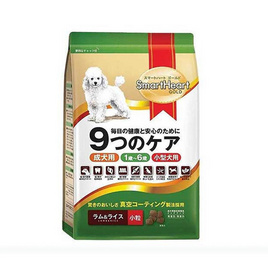 Smart Heart Gold 9 Cares อาหารสุนัขพันธุ์เล็ก (Lamb & Rice) ขนาด 3 กก. - Smartheart, อาหารสัตว์