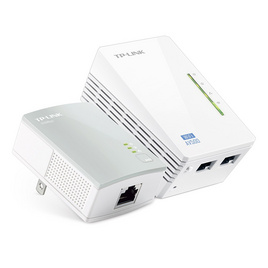 TP-Link 300Mbps AV500 WiFi Powerline Extender Starter Kit รุ่น TL-WPA4220-KIT - Tp-link, ซูเปอร์มาร์เก็ต