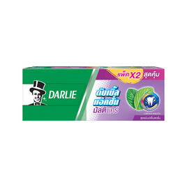 ดาร์ลี่ ยาสีฟัน ดับเบิ้ลแอ็คชั่นมัลติแคร์ 140 กรัม (แพ็กคู่) - Darlie