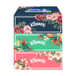 คลีเน็กซ์ กล่อง เพทเทิล 140 แผ่น (1 แพ็ก 3 กล่อง) - Kleenex