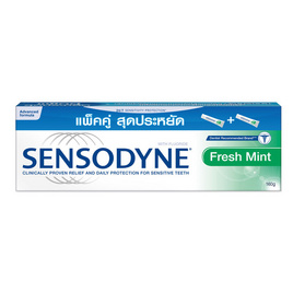 เซ็นโซดายน์ ยาสีฟัน เฟรชมิ้นท์ 160 กรัม (แพ็กคู่) - SENSODYNE