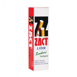 แซคท์ ยาสีฟัน ไลอ้อนสโมคเกอร์ ขจัดคราบบุหรี่ สีแดง 160 กรัม - Zact, Home app test