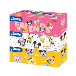 คลีเน็กซ์ ดิสนีย์ กระดาษเช็ดหน้าแบบกล่อง 170 แผ่น (แพ็ก 3 กล่อง) - Kleenex