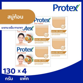 โพรเทคส์ สบู่ไทยเทอราพี มะขามขมิ้นทานาคา (แพ็ก 4 ก้อน) - Protex