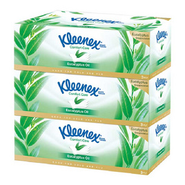 คลีเน็กซ์ ยูคาลิปตัสบ๊อกซ์ 80 แผ่น (แพ็ก 3 กล่อง) - Kleenex, Kleenex