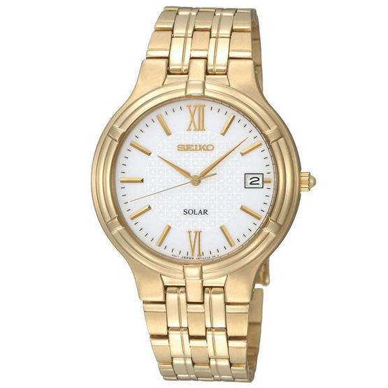 SEIKO นาฬิกาข้อมือ Solar Men Watch SNE030P1 (พิเศษ ผ่อน 0% 4เดือน หรือ 6เดือน)